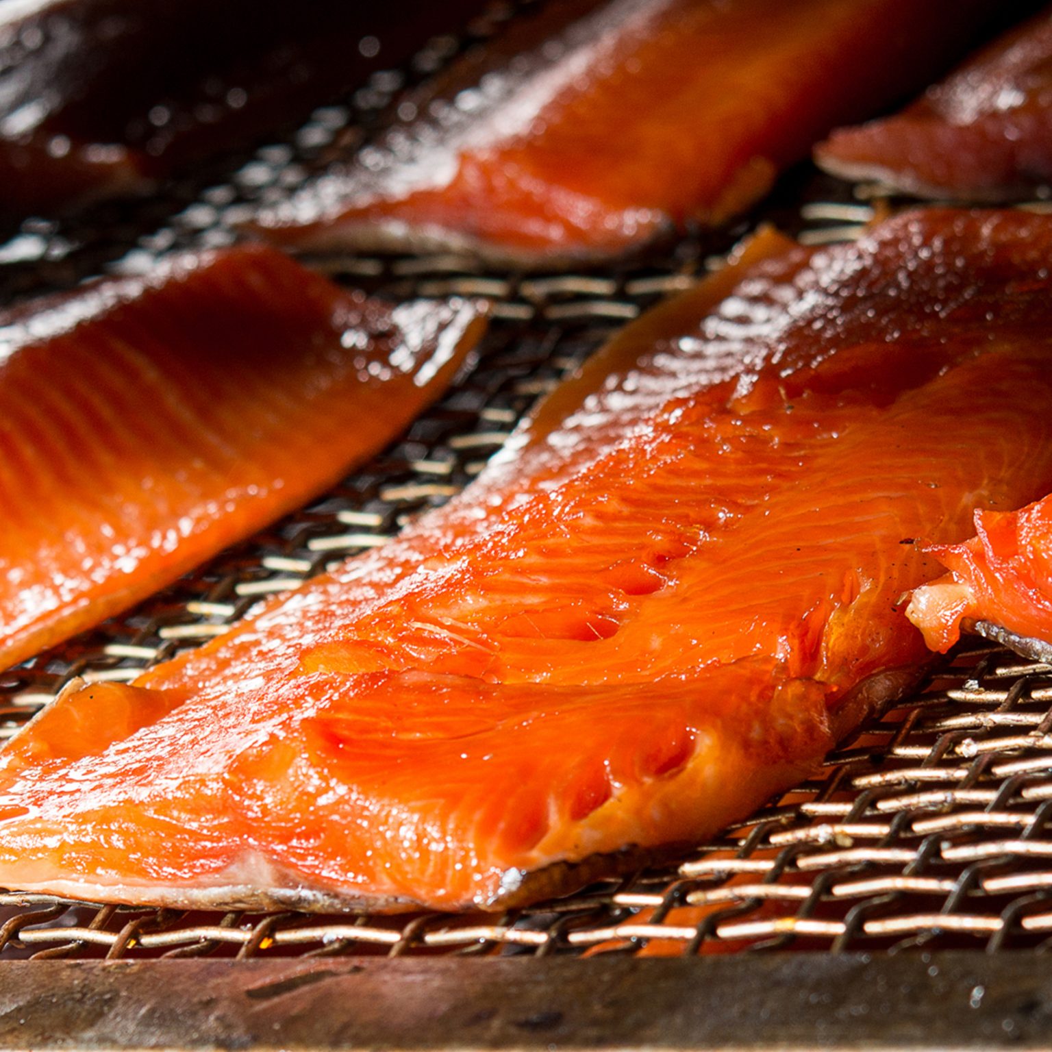 Alaskan Smoked Wild Salmon Fillet (1/2 Pound) Gourmet Grade Cold