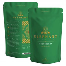 Royal Green Tea (High Grade Ceylon Tea) | 100 Cups Delicious Tea | Luxury Loose Leaf Tea | Elephant Chateau | No Artificial Flavors